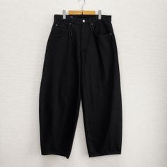 ブラック バルーンパンツ ワイドシルエット - メルカリ
