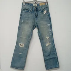 『新品ダク付き』AÉROPOSTALE  エアロポステール   ダメージ加工 ブーツカット   レディースデニム   27/28  A2OM7-21のサムネイル