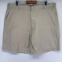 古着 ノーティカ NAUTICA パンツ チノパン ワンポイントロゴ 大きいサイズ ハーフパンツ ショートパンツ w44  ベージュ メンズのサムネイル