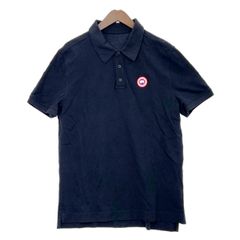 カナダグース ポロシャツ ネイビー M ワッペン ロゴ カナダグース ポロシャツ ネイビー M ワッペン ロゴ - メルカリ