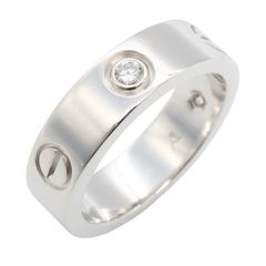 カルティエ CARTIER リング・指輪 ラブリング 3PD B4032500 K18WG（ホワイトゴールド） ダイヤモンド ラブリング 3PD レディース Used A