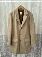 XS) A.P.C. ウール コート ベージュのサムネイル