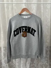 COVERNAT ブルドッグ パッチ ロゴ スウェット グレーのサムネイル