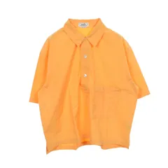 エルメス HERMES ポケット付き 半袖 オレンジ コットン シャツ メンズ Used Aのサムネイル