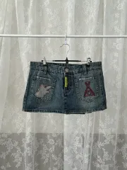 42) DSQUARED2 ローライズ デニム ミニ スカートのサムネイル