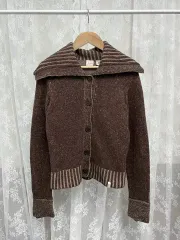 S) リーバイス ヴィンテージ セーラー カラ カーディガン ブラウンのサムネイル