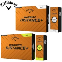 キャロウェイ ゴルフボール ウォーバード ディスタンスプラス WARBIRD DISTANCE+ 1ダース 12個入り 新品 日本正規品 2025年発売のサムネイル