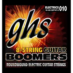 【新品】 ghs エレキギター弦 Guitar BOOMERS/ギター・ブーマーズ 8弦ギター用 10-80 GBTNT-8のサムネイル