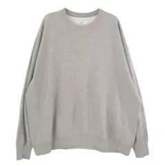GRAPHPAPER グラフペーパー 22AW GU223-70111 x LOOPWHEELER ループウィラー Classic Crew Neck Sweat クラシック クルーネック スウェット グレー系 F【中古】のサムネイル