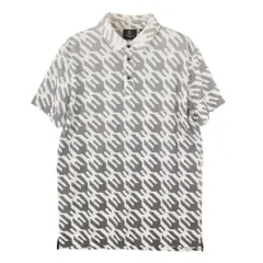 1piu1uguale3 ウノピュウノウグァーレトレ GRT119 PRY089 113 GOLF ゴルフ HOUNDTOOTH S/S POLO ハウンドトゥース 半袖 ポロシャツ グレー系 3【美品】【中古】のサムネイル