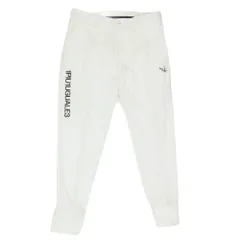 1piu1uguale3 ウノピュウノウグァーレトレ GSP042 POE400 113 GOLF ゴルフ RIB PANTS ロング丈 リブパンツ ホワイト系 4【中古】のサムネイル