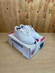 未使用展示品 K-SWISS ケースイス ローカットスニーカー ホワイト 24cm タグ付き 箱ありのサムネイル