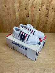 未使用展示品 K-SWISS ケースイス ローカットスニーカー ホワイト 24cm タグ付き 箱ありのサムネイル