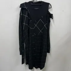 正規品/1 Maje ブラック CHECK ロング シャツ ONE PIECEのサムネイル