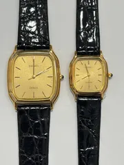 未使用 SEIKO DOLCE 5E31-5B30 EXCELINE 3F31-5A20 ペアウォッチ保証書 箱付③のサムネイル