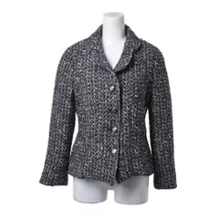 CHANEL 97A P09586V05906 ヴィンテージ ツイード ジャケット ココマークボタン 10個付きのサムネイル