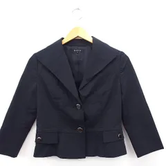 ケティ KETTY テーラードジャケット アウター 無地 シンプル 長袖 コットン 綿 3 ブラック 黒 /MT37のサムネイル
