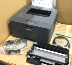 ブラザー　プリンター　HL-L2400D 本体+互換ドラム/ｽﾀｰﾀｰﾄﾅｰ+USBコードセットのサムネイル