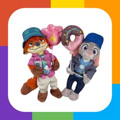 ニック ジュディ ぬいバ ズートピア ZOOTOPIA キーホルダー 2点セット