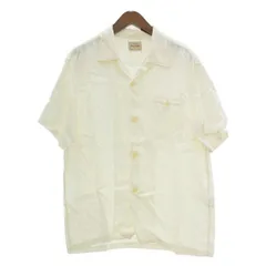 STYLE EYES スタイルアイズ レーヨン ボーリングシャツ 半袖 RAYON BOWLING SHIRT PLAIN メンズ Lサイズ オフホワイト トップス DM19798■のサムネイル