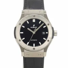 ウブロ HUBLOT クラシックフュージョン チタニウム 542 NX 1270 LR デイト メンズ 腕時計 ブラック 自動巻き Classic fusion 90336368のサムネイル