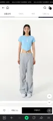 ノルディ ウィメンズ スカーフ POINT クロップド半袖 Tシャツ スカイブルーのサムネイル