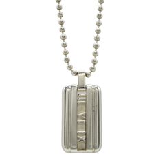 ☆超美品☆TIFFANYティファニー アトラスドッグタグプレートネックレス