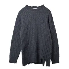UNDERCOVER ウール ダメージ ケーブル ニットのサムネイル
