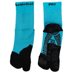 【新品】アクティバイタル フットサポーター ソックス Sブルー サッカー フットサルのサムネイル