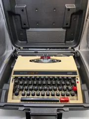BROTHER WIDE-7 423　タイプライター　旺文社 昭和レトロ ブラザー【AK108】のサムネイル