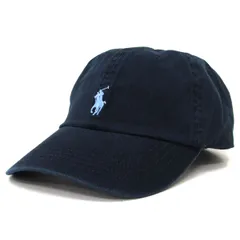 Ralph Lauren ラルフローレン 男女兼用 ビンテージ ワンポイントポニー エンブロイド キャップ 帽子 フリーサイズ  Navy/Blueのサムネイル