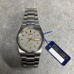 SEIKO セイコー5 自動巻き メンズ腕時計 稼働品 グレー文字盤 未使用品