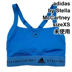 □ 未使用 adidas by Stella McCartney スポーツブラ トレーニングブラ 運動 ランニング ヨガ ブルー XS 5号 レディース S6G159のサムネイル