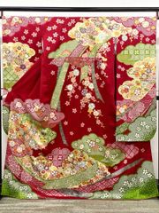 振袖 金駒 金彩 紋意匠 身丈168cm 撥水加工済 HKT240 - メルカリ