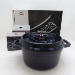 ストウブ ココット 12cm 両手鍋 ブラック Staub - メルカリ