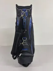 ★★送料無料【フード欠品】IGNIO イグニオ キャディバッグ ゴルフバッグ ブラック×ブルー　＃shi1のサムネイル