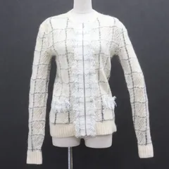 ITPRC9BG2288 CHANEL シャネル 05A モヘヤ ニットジャケット アウター トップス P26237W03594 レディース ホワイト 白 サイズ38のサムネイル