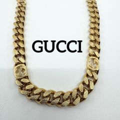 極美品】GUCCI インターロッキング ネックレス ゴールド チェーン 喜平