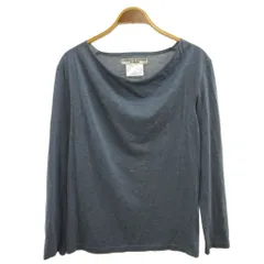 キャサリンハムネットロンドン KATHARINE HAMNETT LONDON Tシャツ ウール M ブルー ボートネック 長袖 /NP ■GY70のサムネイル