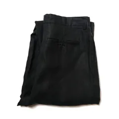 00's バナナリパブリック 2タック リネン パンツ 黒 (36R) ブラック スラックス バナリパ トラウザー 00年代 旧タグ オールド 100%リネン アメリカ古着 USED ビンテージ ヴィンテージのサムネイル