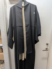 R-24 状態並 平成レトロ 黒留袖 柏三つ紋 正絹 絽 袷 正装 礼服 喪服 黒色 レディース 婦人 着物 リサイクル着物 アンティーク着物 中古着物 身丈165㎝ 裄丈67㎝ 春物 夏物 秋物 冬物 正装 紋付き オールシーズン 管2026050152のサムネイル