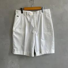 LACOSTE Two-Tuck Cotton-Blend Half Pants White Size 42のサムネイル