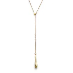 [ジュエル ボックス] JewelVOX ネックレス レディース ロングネックレス ラリエット チェーン Y字 金属アレルギー対応 大人 (【A】 ゴールド)のサムネイル