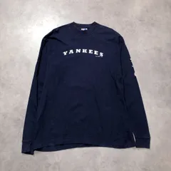 GQ6228◇Majestic : 2000 YANKEES LS Tシャツ◇M◇ネイビー ニューヨーク ヤンキース 長袖のサムネイル