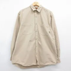 XL/古着 ティンバーランド 長袖 ブランド シャツ メンズ 00年代 00s コットン ベージュ 26jul10のサムネイル
