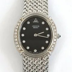 SEIKO セイコー クレドール 5A70-3010 レディース クォーツ SS/K18 ダイヤモンドのサムネイル