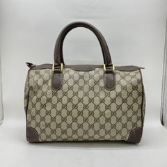 GUCCI グッチ ミニボストンバッグ インターロッキン 美品 GGゴールド