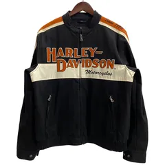 ハーレーダビットソン HARLEY-DAVIDSON 00's Racing Jacket レーシングジャケット ジャケット ブラック Mサイズ 201MT-6380 VBのサムネイル