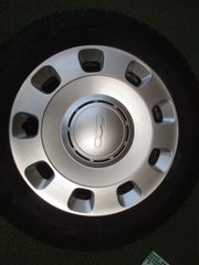 中古】 送料込み スチールホイール ホワイトレター 165/65R14