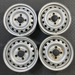 ダイハツ ハイゼットS300系 純正スチールホイール 12×4J+40 PCD100/4H   鉄ホイール 4本 【1653W】のサムネイル